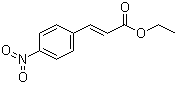 Ethyl (2E)-3-(4-nitrophenyl)-2-propenoate molecular structure (CAS 24393-61-1)