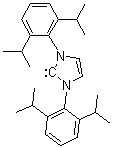 N,N'-Bis(2,6-diisopropylphenyl)imidazol-2-ylidene molecular structure (CAS 244187-81-3)