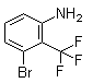 3-Bromo-2-(trifluoromethyl)benzenamine molecular structure (CAS 244246-71-7)