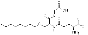 S-Octylglutathione molecular structure (CAS 24435-27-6)