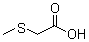 (甲硫基)乙酸分子结构 (CAS 2444-37-3)