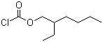 结构式 CAS# 24468-13-1, 氯甲酸-2-乙基己酯