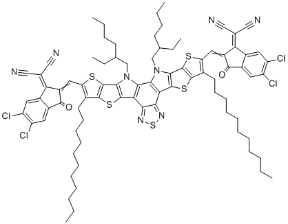 Y7/BTP-4Cl molecular structure (CAS 2447642-40-0)