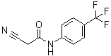 2-Cyano-N-[4-(trifluoromethyl)phenyl]acetamide molecular structure (CAS 24522-30-3)