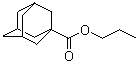 structure of CAS# 24556-15-8, 1-Adamantanecarboxylic acid propyl ester;Propyl 1-adamantanecarboxylate; Propyl ester of adamantane-1-carboxylic acid; Tricyclo[3.3.1.1(3,7)]decane-1-carboxylic acid, propyl ester