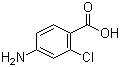 4-Amino-2-chlorobenzoic acid molecular structure (CAS 2457-76-3)