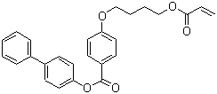 4-[4-[(1-Oxo-2-propenyl)oxy]butoxy]benzoic acid [1,1'-biphenyl]-4-yl ester molecular structure (CAS 245760-39-8)