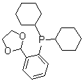 结构式 CAS# 246158-59-8, 2-(2-二环己基膦基苯基)-1,3-二恶茂
