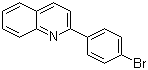 2-(4-溴苯基)喹啉分子结构 (CAS 24641-31-4)