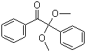 structure of CAS# 24650-42-8, 2,2-Dimethoxy-2-phenylacetophenone;Benzil alpha,alpha-dimethyl acetal