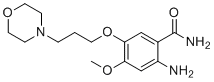 structure of CAS# 246512-44-7, Gefitinib Impurity 1;2-Amino-4-methoxy-5-(3-morpholinopropoxy)benzamide