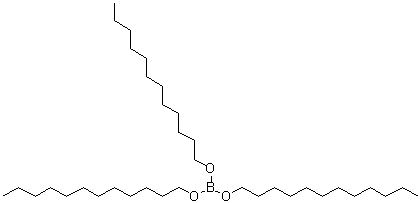 Lauryl borate molecular structure (CAS 2467-15-4)