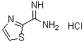 structure of CAS# 247037-82-7, 2-Thiazolecarboximidamide monohydrochloride;Thiazole-2-carboxamidine hydrochloride