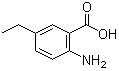 结构式 CAS# 2475-82-3, 2-氨基-5-乙基苯甲酸