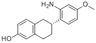 (6R)-6-(2-amino-4-methoxyphenyl)-5,6,7,8-tetrahydronaphthalen-2-ol molecular structure (CAS 2477812-39-6)
