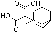 structure of CAS# 24779-68-8, 1-Adamantylmalonic acid;Tricyclo[3.3.1.1(3,7)]dec-1-ylpropanedioic acid