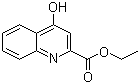 Ethyl 4-hydroxyquinoline-2-carboxylate molecular structure (CAS 24782-43-2)