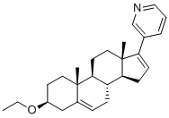 structure of CAS# 2484719-14-2, Abiraterone Ethyl Ether;3-[(3S,8R,9S,10R,13S,14S)-3-ethoxy-10,13-dimethyl-2,3,4,7,8,9,11,12,14,15-decahydro-1H-cyclopenta[a]phenanthren-17-yl]pyridine