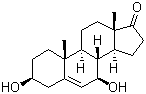 5-Androsten-3beta,7beta-diol-17-one molecular structure (CAS 2487-48-1)