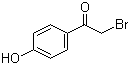 2-Bromo-4'-hydroxyacetophenone molecular structure (CAS 2491-38-5)