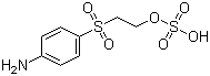 structure of CAS# 2494-89-5, 2-[(4-Aminophenyl)sulfonyl]ethyl hydrogen sulfate