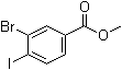 structure of CAS# 249647-24-3, Methyl 3-bromo-4-iodobenzoate