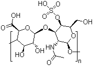 结构式 CAS# 24967-93-9, 硫酸软骨素