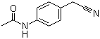 structure of CAS# 25025-06-3, 4-Acetamidophenylacetonitrile;N-[4-(Cyanomethyl)phenyl]acetamide