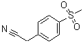4-(Methylsulfonyl)benzeneacetonitrile molecular structure (CAS 25025-07-4)