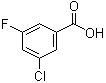 3-Chloro-5-fluorobenzoic acid molecular structure (CAS 25026-64-6)