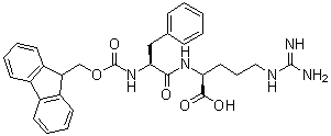 N-[(9H-Fluoren-9-ylmethoxy)carbonyl]-L-phenylalanyl-L-arginine molecular structure (CAS 250695-64-8)