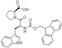N-[(9H-Fluoren-9-ylmethoxy)carbonyl]-L-tryptophyl-L-proline molecular structure (CAS 251316-94-6)
