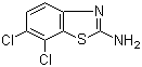 2-Amino-6,7-dichlorobenzothiazole molecular structure (CAS 25150-27-0)