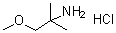 1-Methoxy-2-methylpropan-2-amine hydrochloride molecular structure (CAS 251660-96-5)