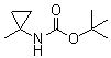 tert-Butyl (1-methylcyclopropyl)carbamate molecular structure (CAS 251661-01-5)