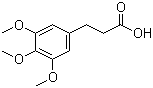 3,4,5-三甲氧基苯丙酸分子结构 (CAS 25173-72-2)