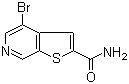 结构式 CAS# 251993-41-6, 4-溴噻吩并[2,3-c]吡啶-2-甲酰胺