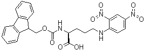 N5-(2,4-Dinitrophenyl)-N2-[(9H-fluoren-9-ylmethoxy)carbonyl]-L-ornithine molecular structure (CAS 252049-04-0)