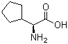 L-环戊基甘氨酸分子结构 (CAS 2521-84-8)