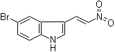 5-Bromo-3-(2-nitroethenyl)-1H-indole molecular structure (CAS 25217-77-0)