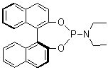 (11bS)-N,N-Diethyldinaphtho[2,1-d:1',2'-f][1,3,2]dioxaphosphepin-4-amine molecular structure (CAS 252288-04-3)