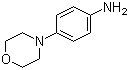 structure of CAS# 2524-67-6, 4-Morpholinoaniline