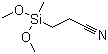 2-Cyanoethylmethyldimethoxysilane molecular structure (CAS 2526-61-6)