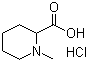 structure of CAS# 25271-35-6, 1-Methylpiperidine-2-carboxylic acid hydrochloride