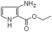 结构式 CAS# 252932-48-2, 3-氨基-1H-吡咯-2-甲酸乙酯