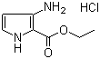 结构式 CAS# 252932-49-3, 3-氨基-2-乙氧羰基吡咯盐酸盐