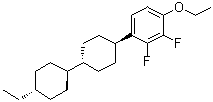 1-Ethoxy-4-[(trans,trans)-4'-ethyl[1,1'-bicyclohexyl]-4-yl]-2,3-difluorobenzene molecular structure (CAS 253199-08-5)