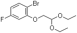 1-Bromo-2-(2,2-diethoxyethoxy)-4-fluorobenzene molecular structure (CAS 253429-30-0)
