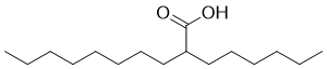 2-Hexyldecanoic acid molecular structure (CAS 25354-97-6)