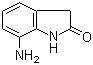 7-氨基吲哚啉-2-酮分子结构 (CAS 25369-32-8)